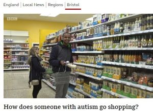 Zak Mohammed smiles as he selects mayonnaise from the supermarket shelf.